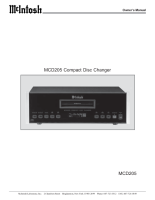 McIntosh MCD-205 - Owners manual
